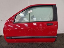 RENAULT CLIO FRONT DOOR NEARSIDE PASSENGER LH 1996 3 DOOR HATCH RED OV727