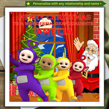 TELETUBBIES CHRISTMAS CARD