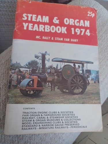 Steam organ yearbook - yearbook, 1974