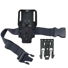 Deadly Customs Full Mid Ride Mounting Set Black with Quick Release for Airsoft