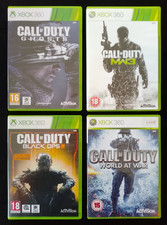 Call of Duty Game Bundle. XBOX 360. Black Ops 3, Ghosts, World at War, MW3