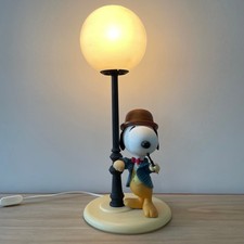 Nuova Linea Zero Snoopy Lamppost Table Lamp – 1970s Vintage Peanuts Collectible