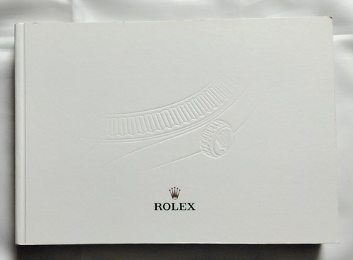 Rolex hardback catalogue - hardback,