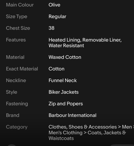 Barbour international steve - barbour,