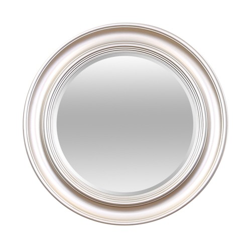 66cm round silver wall - 66cm,