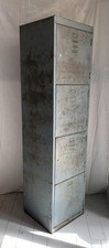 Vintage Tall Grey Metal Locker