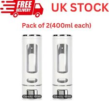 2 Wall Mounted Soap Dispenser Liquid Bathroom Hand Wash Home Shower Gel Shampoo