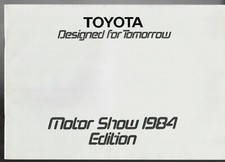 Toyota Range 1984-85 UK Market