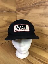 Vans Geoff Rowley "Built Strong, Cali Casual" Patch Acrylic Wool Black  Snapback