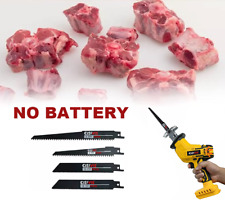Cordless Bone Meat Metal Saw Machine For DeWalt 20V Battery Reciprocating Saw