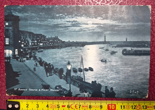 Antique postcard whitby st - antique,