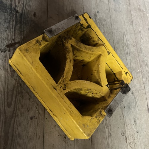 Vintage screen cast block - 12",