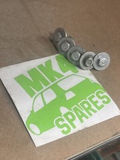 VW Mk4 Golf Silver Front Wing Mounting Bolts 10mm x5 Bora Tdi Gti V5 V6 R32