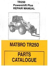 Workshop & Parts OFFER Matbro