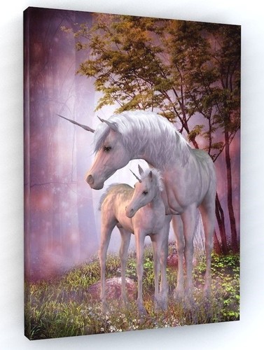 Stunning unicorn canvas - unicorn,