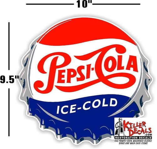 Pepsi cap single dot ice - 10",