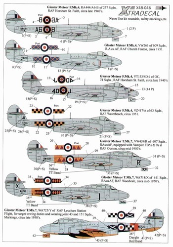 Xtradecal x48046 gloster - xtradecal,