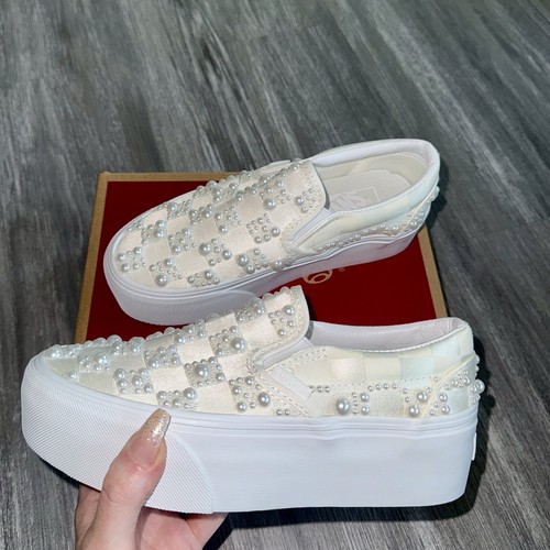 Customized pearl wedding - pearl, vans