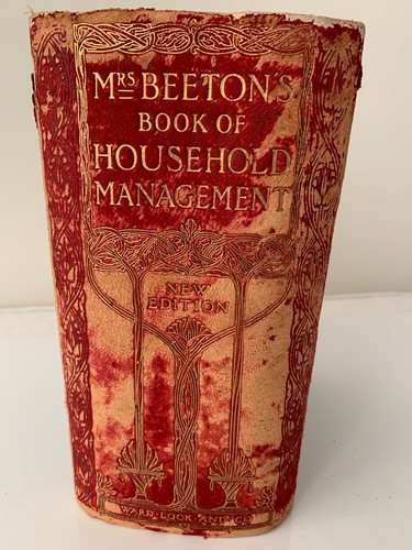 Vintage 1906 mrs beeton book - mrs, beeton's