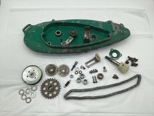 Qualcast Suffolk Punch 35S Cylinder Mower - Side Chain Panel & Various Parts