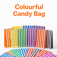 Candy Stripe Paper Bags -