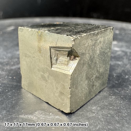 Pyrite crystal cube mineral - crystal,