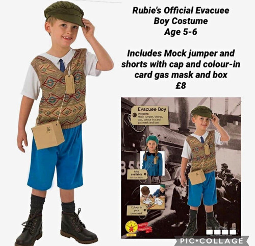 Rubie 1940s ww2 boy - boy, costume
