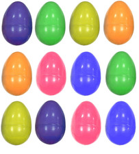 48 x Large 7.5cm Filler Easter Eggs Fillable Egg Hunt Game Hollow Gift Treats