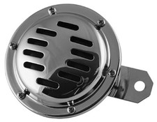 UNIVERSAL 6V HORN - CHROME - FITS MOST MOTORCYCLES