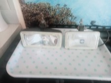 2 x SQUARE HELLA SPOT / FOG LIGHTS TESTED WORKING