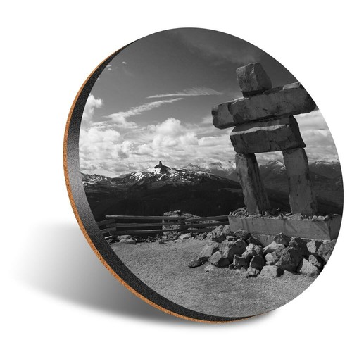 Round 12cm coaster bw - 1,