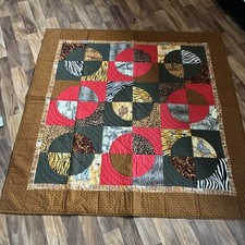 Handmade patchwork quilt - patchwork,