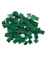 100 WOODEN SCRABBLE TILES