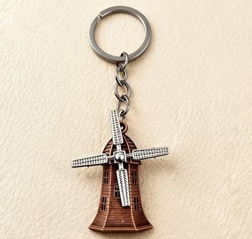 Retro metal dutch windmill - retro,