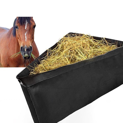 Hay feeder with hanging - hay,