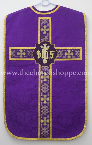 New violet chasuble - new,