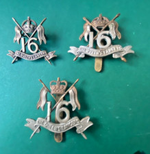 16TH QUEENS LANCERS CAP BADGES