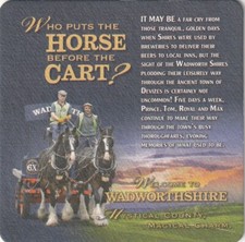 BEER MAT - WADWORTH BREWERY -