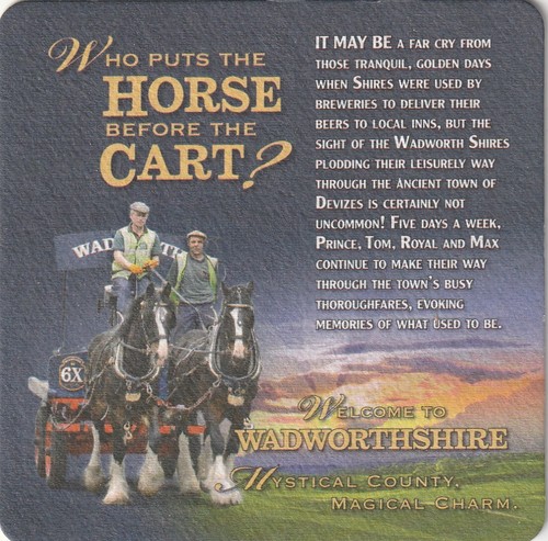 Beer mat wadworth - wadworth, brewery