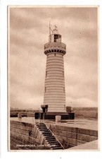 LIGHTHOUSE, DONAGHADEE: Co Down Northern Ireland postcard (C85590)