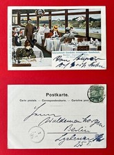 Postcard berlin 1901 intern - berlin,