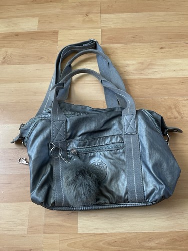 Kipling metallic grey - grey, zip