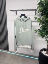 Dior Oversized 47 Ribbon Logo Hoodie In Mint Green RRP £1200 / UK. M =