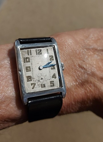 1934 art deco solid - art, silver