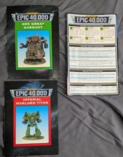 Epic Warhammer 40k Data Cards