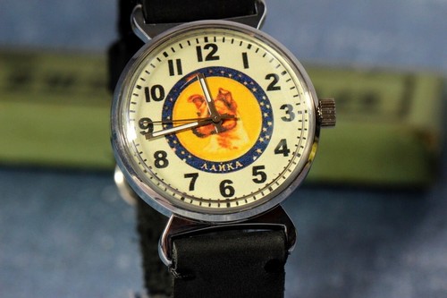 Vintage style raketa laika dog - raketa,