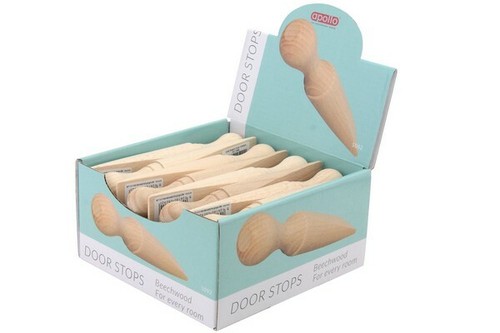 Apollo beech wood door stopper - beech,