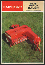 BAMFORD "BL81" Pick-up Baler