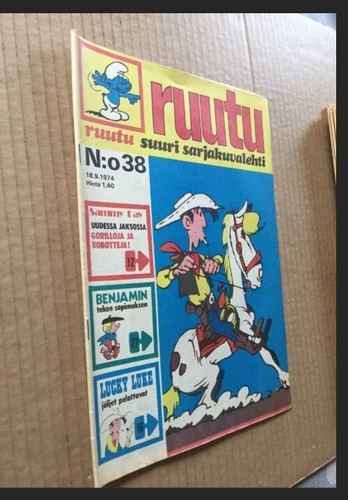 Lucky luke 1974 finnish - finnish, comic