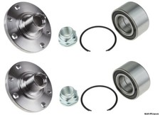 2 x Front Wheel Hub & Bearing